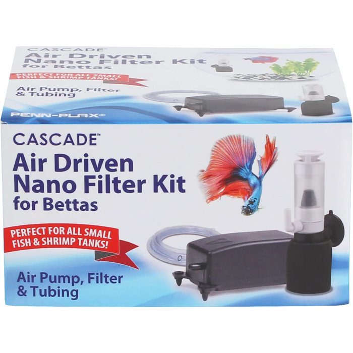 Penn Plax Cascade Nano Aquarium Filter & Air Pump Kit For Bettas Wayfair